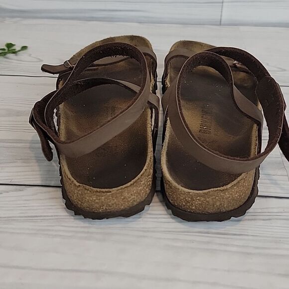 Birkenstock Daloa Brown Strappy Sandals Womens Size 37 ( 6.5 ) - Picture 6 of 9